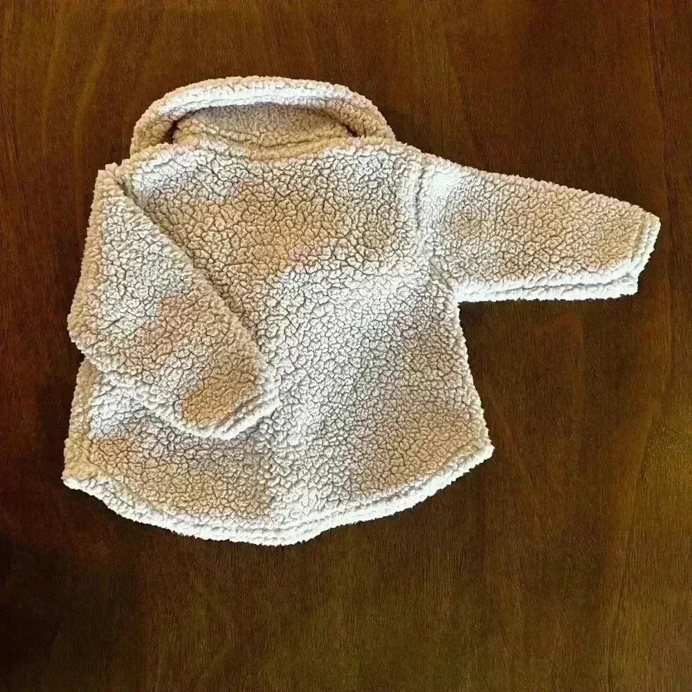Modern Moments Boy’s Size 0-3 Months‎ Beige Soft Fleece 2Pc Outfit